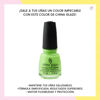 Imagen de Esmalte De Uña China Glaze Verde Brillante Endurecedor 14ml