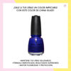 Imagen de Esmalte De Uñas China Glaze Combat Blue Azul Mate 14ml
