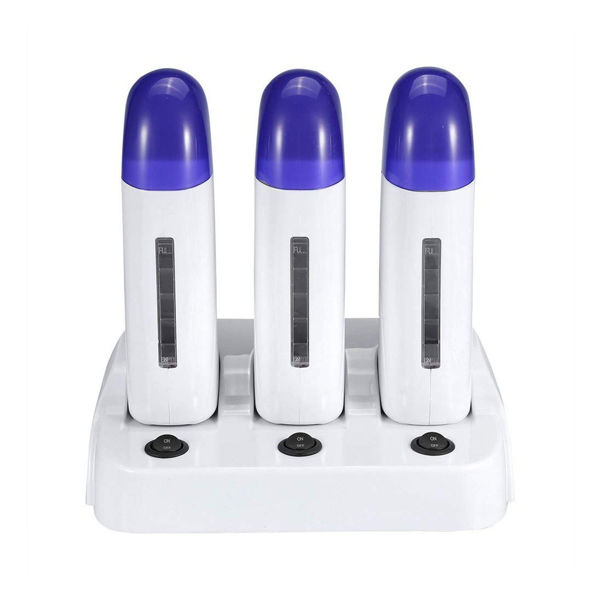 Imagen de Base Calentadora Triple Para Cera En Rollon Depiladora 40W