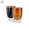 Imagen de Vaso De Vidrio Doble Pared Taza Sin Asa Caliente Frio 80ml