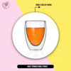 Imagen de Vaso De Vidrio Doble Pared Taza Sin Asa Caliente Frio 250ml