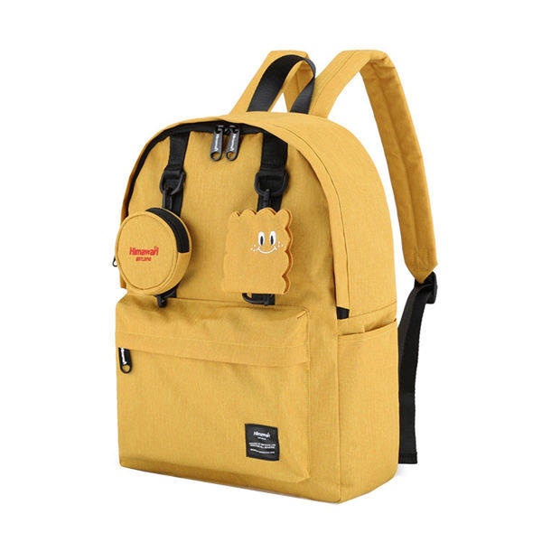 Imagen de Mochila Impermeable Himawari Con Monedero Mod 0422 Mostaza