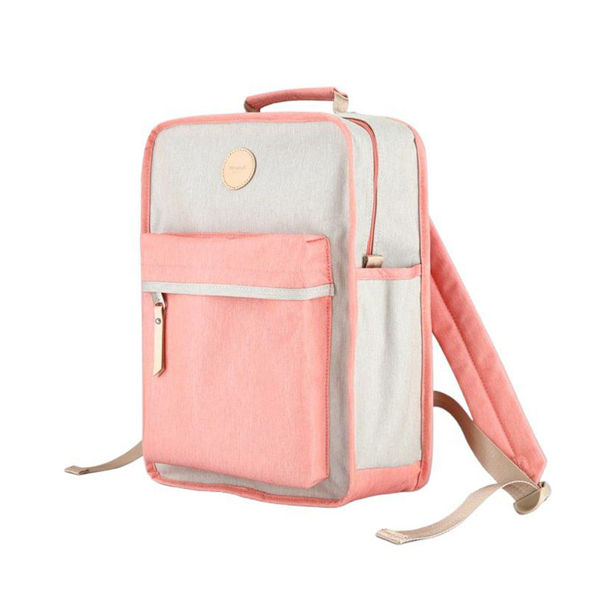 Imagen de Mochila Impermeable Himawari Mod 0827 Color Gris Y Rosa