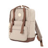 Imagen de Mochila Bolso Impermeable Okta Mod 1085B Beige Y Marrón
