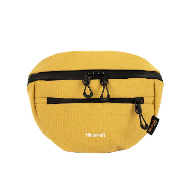 Imagen de Riñonera Cartera Impermeable Himawari Mod 1019B Mostaza