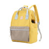 Imagen de Mochila Bolso Impermeable Himawari Mod 1881 Mostaza Con USB