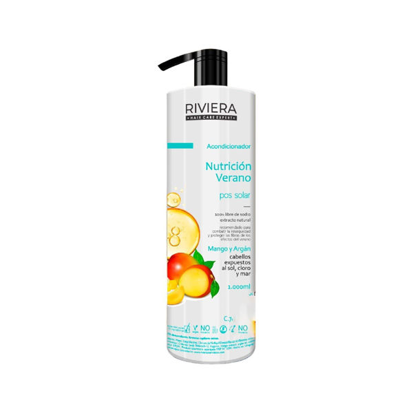 Imagen de Acondicionador Sin Sal Riviera Nutrición Verano Mango Argán 1L