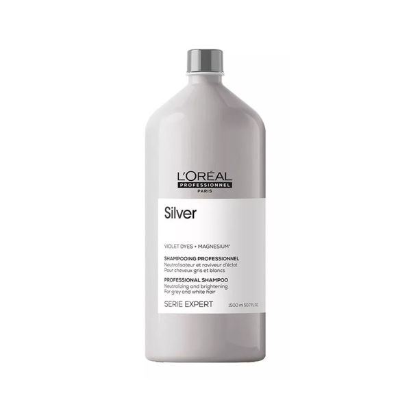 Imagen de Shampoo Loreal Silver Profesional Cabellos Gris Canas 1500ml