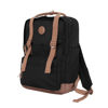 Imagen de Mochila Bolso Impermeable Okta Mod 1085B Negro y Marrón