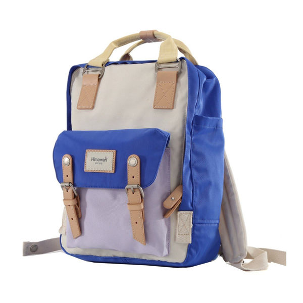Imagen de Mochila Bolso Impermeable Himawari Mod 188L Azul Y Lavanda