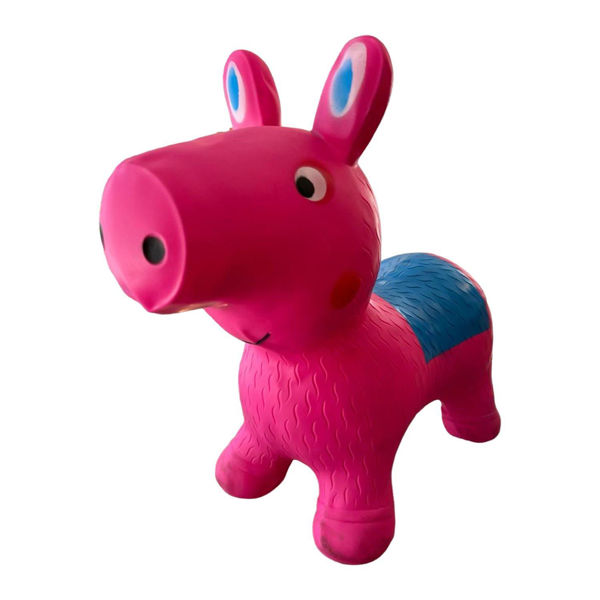 Imagen de Cerdo Peppa Pig De Goma Inflable Saltarin Con Sonido