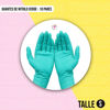 Imagen de Guantes De Nitrilo Descartables Verde 10 Pares Talle S