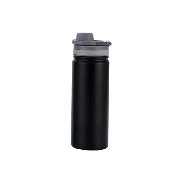 Imagen de Botella Termica Acero  Con Tapa A Rosca Y Aro Colgante 530ml