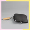 Imagen de Plancha Sarten Bifera Grill De Hierro Con Parrilla Asa 22cm