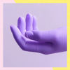 Imagen de Guantes De Nitrilo Descartables Violeta 10 Pares Talle S