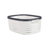 Imagen de Canasto Organizador Plastico Pvc Con Asas Mediano 37cm X 24cm X 15cm