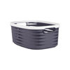 Imagen de Canasto Organizador Plastico Pvc Con Asas Mediano 37cm X 24cm X 15cm