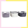Imagen de Canasto Organizador Plastico Pvc Con Asas Mediano 37cm X 24cm X 15cm