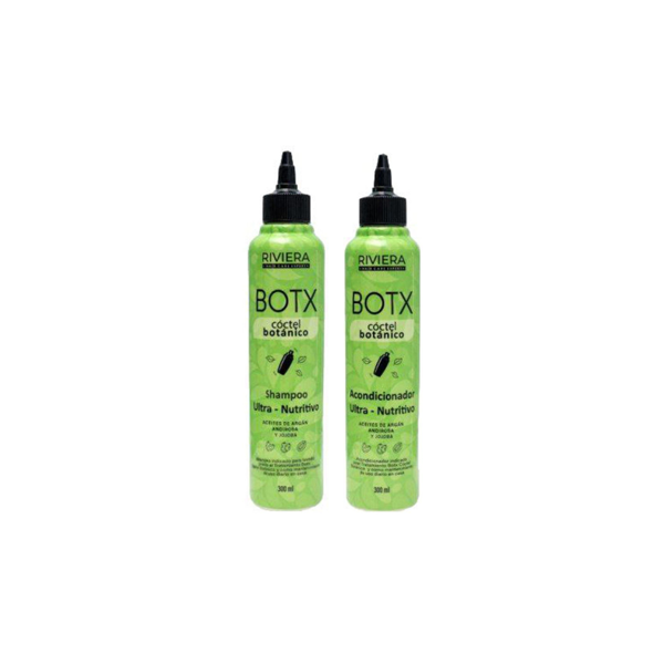 Imagen de Shampoo Sin Sal Riviera Botx Botánico 300ml + Acondicionador Botx Suaviza El Cabello 300ml