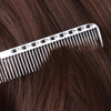 Imagen de Peine De Metal Barberia Peluqueria Plata
