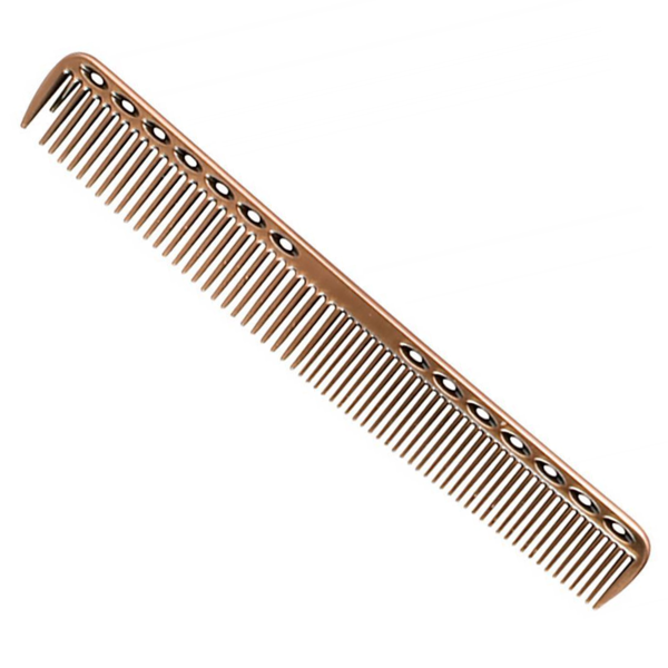 Imagen de Peine De Metal Barberia Peluqueria Bronce