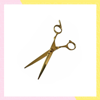 Imagen de Tijera De Corte Recta Gold 6" Pulgadas Profesional Barberia