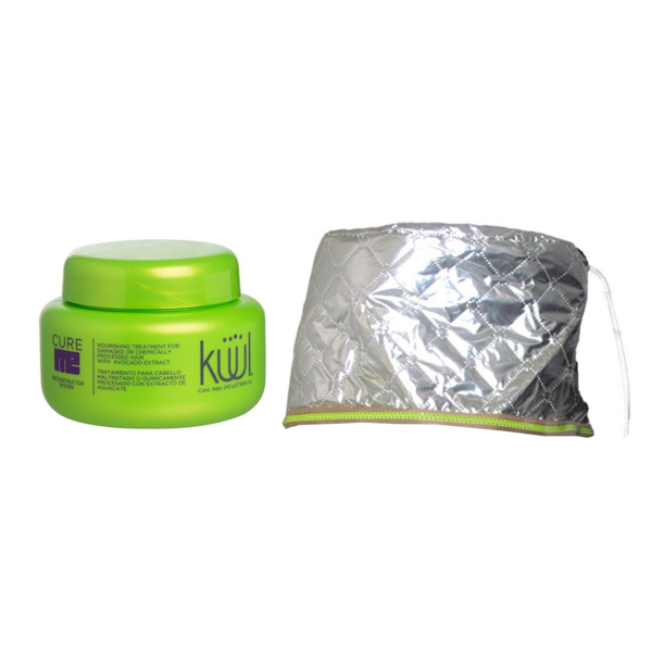 Imagen de Mascara Reparadora Kuul Cure Me 245gr + Gorra Eléctrica Gris