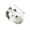 Imagen de Set Taza Cerámica Diseño Gatito 180ml + Plato + Cuchara 15cm