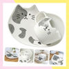Imagen de Set Taza Cerámica Diseño Gatito 180ml + Plato + Cuchara 15cm