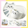 Imagen de Set Taza Cerámica Diseño Gatito 180ml + Plato + Cuchara 15cm