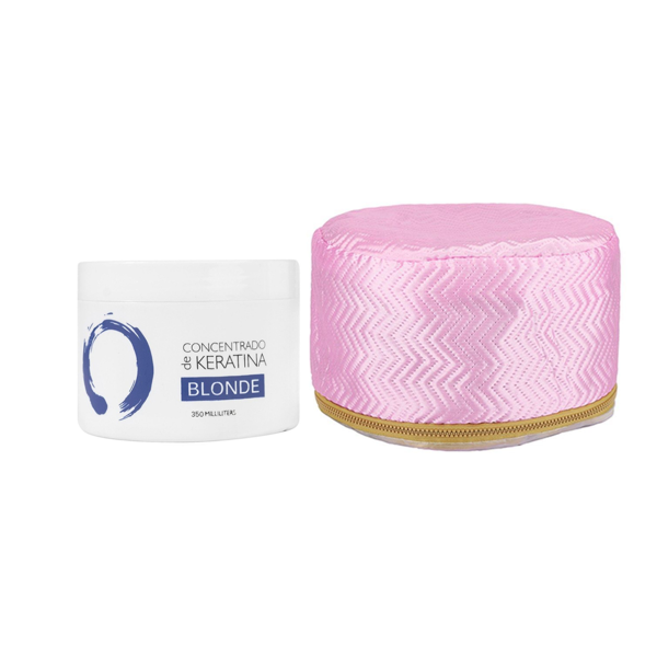 Imagen de Concentrado Keratina Blonde Riviera 350gr + Gorra Térmica