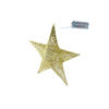 Imagen de Estrella Metalica Dorada 26cm 3D C/ Luz Decoración Navideña