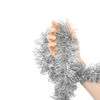 Imagen de Boa Navideña Plateada Tornasolada Gruesa Para Decoración Navideña 210cm