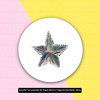 Imagen de Estrella Tornasolada De Papel Adorno Colgante Navideño 18cm