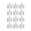 Imagen de Pack 12 Velas De Luz Led Acrílicas Luz Cálida 3,5cm X 5cm