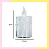 Imagen de Pack 3 Velas De Luz Led Acrílica Luz Cálida 3,5cm X 8cm Alto