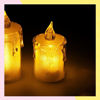 Imagen de Pack 3 Velas De Luz Led Acrílica Luz Cálida 3,5cm X 8cm Alto