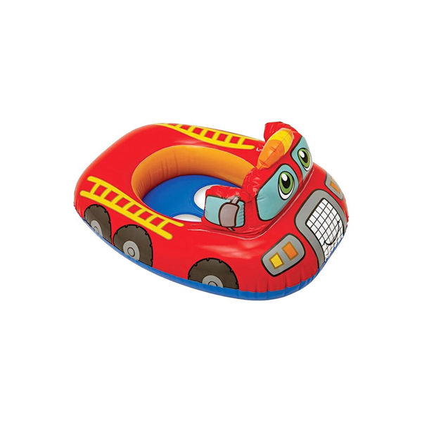 Imagen de Salvavidas Flotador Inflable Playa Piscina Auto Bombero 70cm