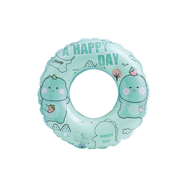 Imagen de Salvavidas Flotador Inflable Piscina Dino Y Frutilla 75cm