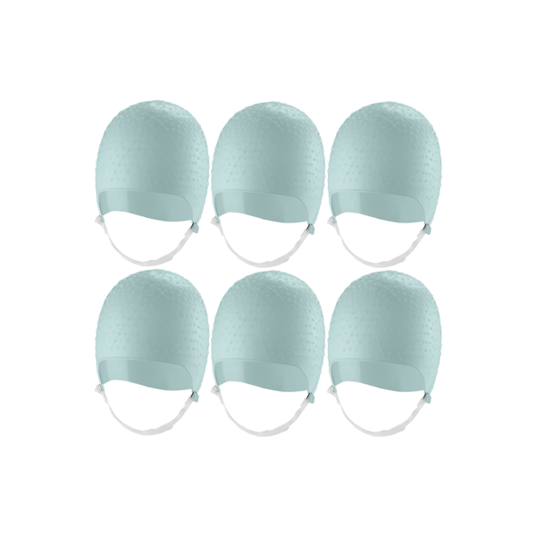 Imagen de Pack 6 Gorras De Silicona Dompel Verde Para Mechas Reflejos