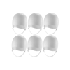 Imagen de Pack 6 Gorras De Silicona Dompel Blancas Para Mechas Reflejo