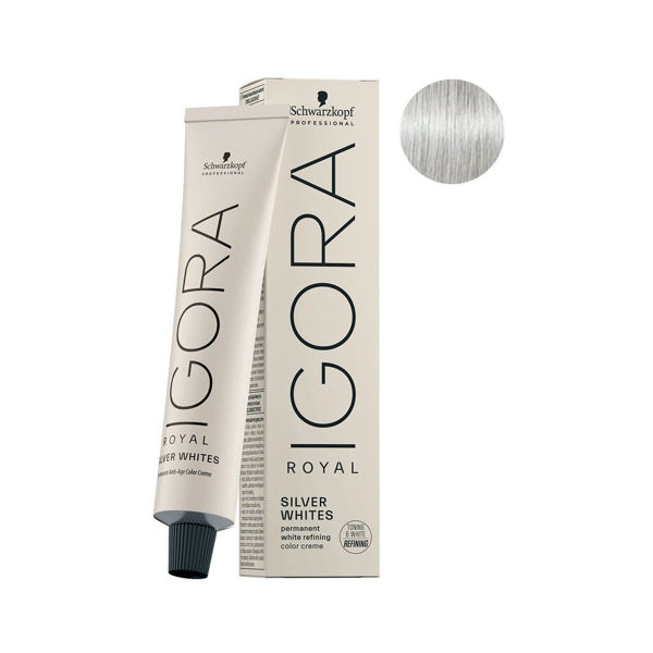 Imagen de Tinta Permanente Schwarzkopf Igora Silver Whites Silver 60gr