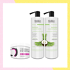 Imagen de Shampoo Sin Sal Riviera Leche Y Coco Para Cabellos Secos 1L+ Acondicionador 1L + Keratina 350gr