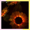 Imagen de 2 Girasoles Decorativos Para Jardín Con Luz Recargable Panel Solar 70cm