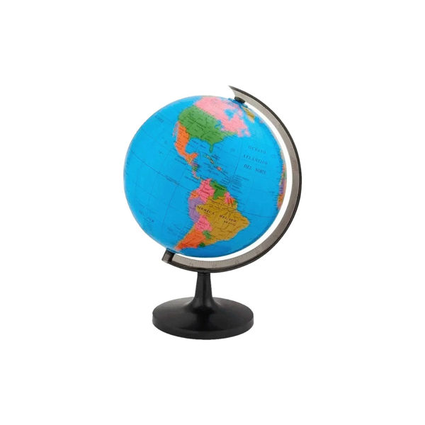 Imagen de Globo Terráqueo Político Giratorio 30cm Con Base 48cm Alto