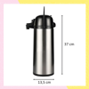 Imagen de Termo Sifón De Acero Inoxidable Interior De Vidrio Frio Calor 1,9L