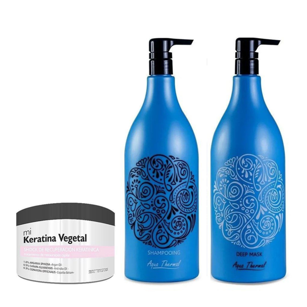 Imagen de Shampoo 1,5L  + Acondicionador Pro Color + Keratina Vegetal