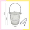 Imagen de Hielera De Vidrio 1,2 Litros Con Asa De Plástico + Pinza Plastico
