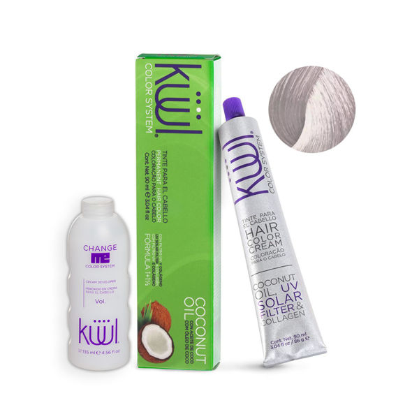 Imagen de Tinta Kuul 10.21 Con Aceite De Coco 90ml + Oxidante Activador 135ml