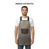Imagen de Delantal Impermeable Unisex Con Bolsillo Peluquería Barberia